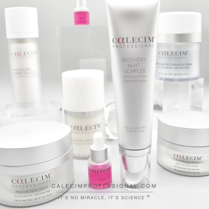 SET: CALECIM Professional Serum + Multi Action Cream 20ml + Recovery Night Complex 30ml